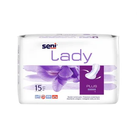 Absorbante urologice pentru femei Lady Plus, 15 bucati, Seni