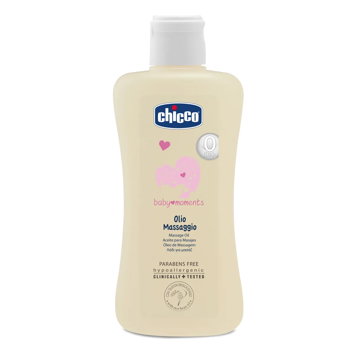 Chicco Ulei de corp, de la 0 luni, 200 ml (cod 02850-9)