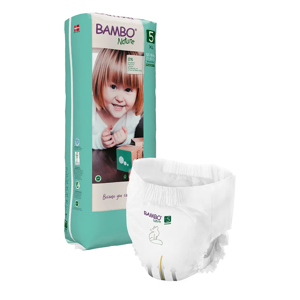 Bambo Nature Pants (chilotei) nr. 5 (12-18kg) x 38 bucati