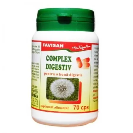 Complex Digestiv, 70 capsule, Favisan