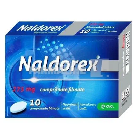 NALDOREX 275 mg x 10 COMPR. FILM. 275mg KRKA, D.D., NOVO MES