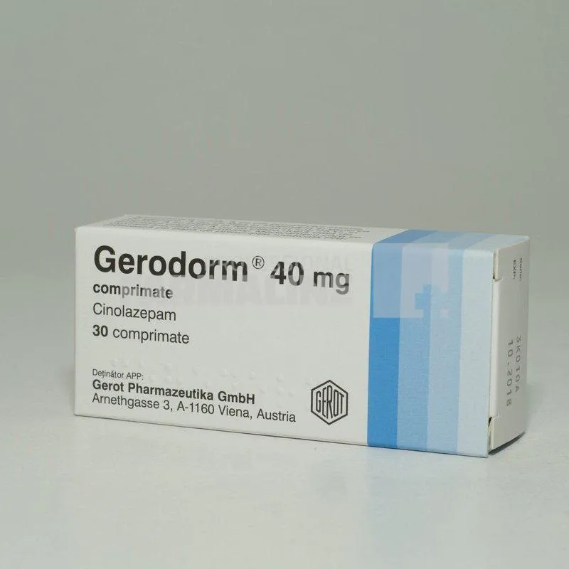 GERODORM 40 mg X 30 COMPR. 40mg LANNACHER HEILMITTEL