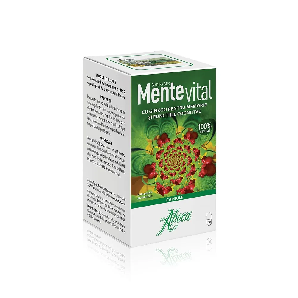 Aboca Natura Mentevital 30 capsule