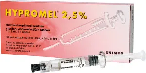 HYPROMEL SOLUTIE 2.5% 1SERINGA X 2ML