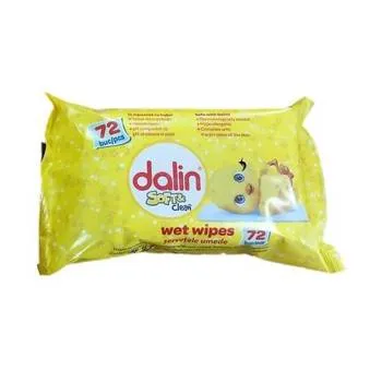 Servetele umede Soft & Clean, 72 bucati, Dalin