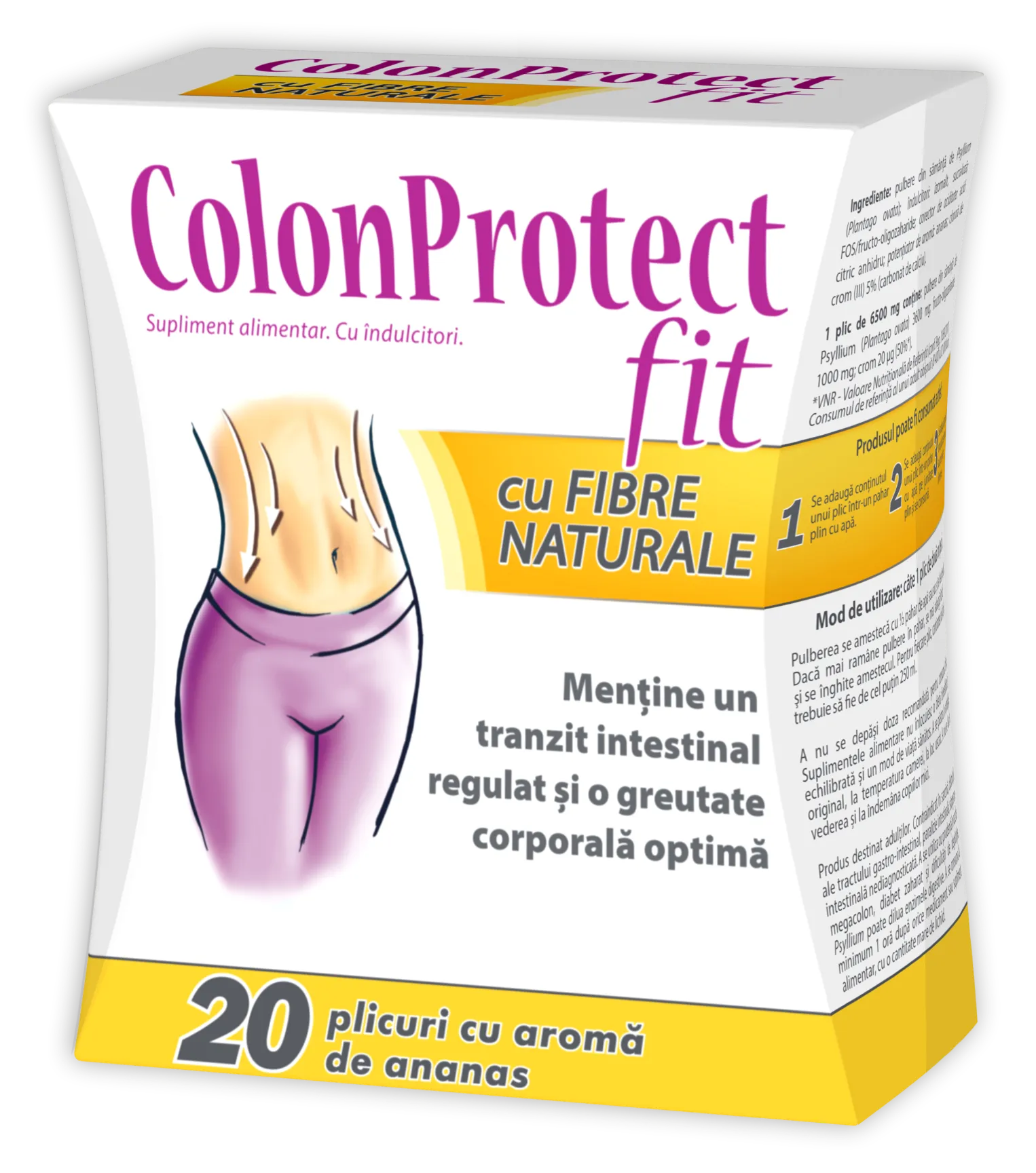 Colon Protect Fit, 20 plicuri, Zdrovit