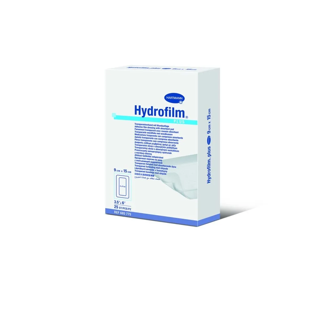 Hydrofilm Plus plasturi 9 x 15cm x 25buc (Hartmann)