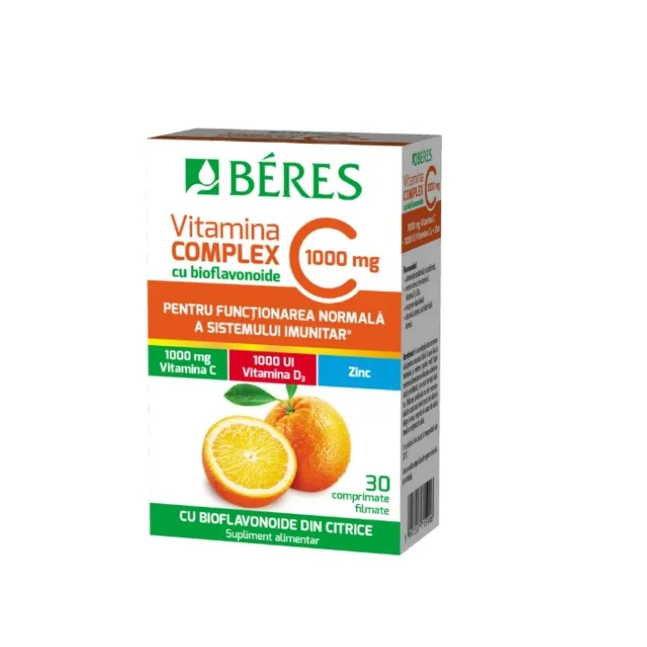 BERES VITAMINA C COMPLEX 1000MG X 30 COMPRIMATE