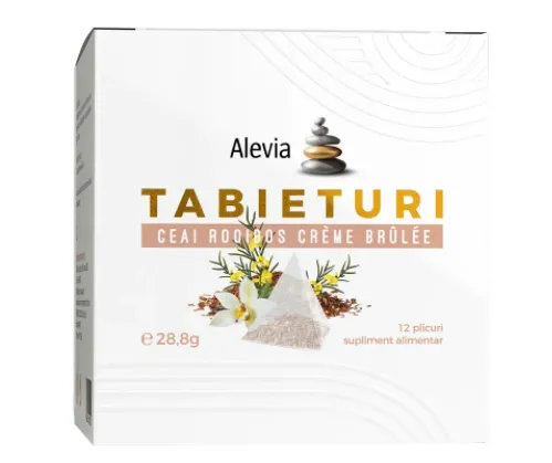 Ceai Roibos Creme Brulee TABIETURI 12pl (Alevia)