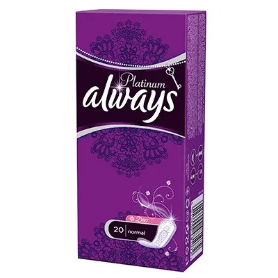 Always Platinum Liners Normal Absorbante zilnice Deo 20 bucati