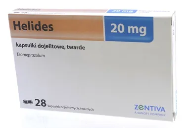 HELIDES 20 mg x 28 CAPS. GASTROREZ. 20mg ZENTIVA K.S.