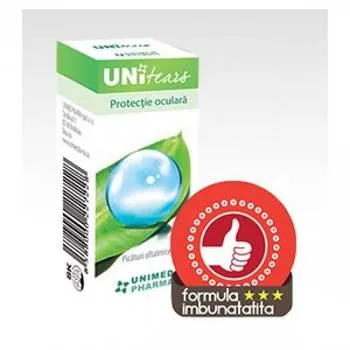 Unitears picaturi oftalmice, 10ml, Unimed Pharma