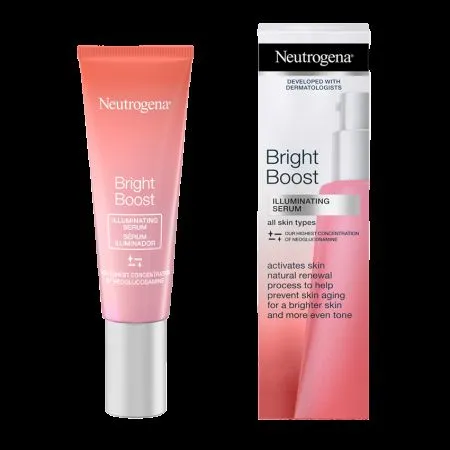 Ser pentru fata Iluminating Bright Boost, 30 ml, Neutrogena