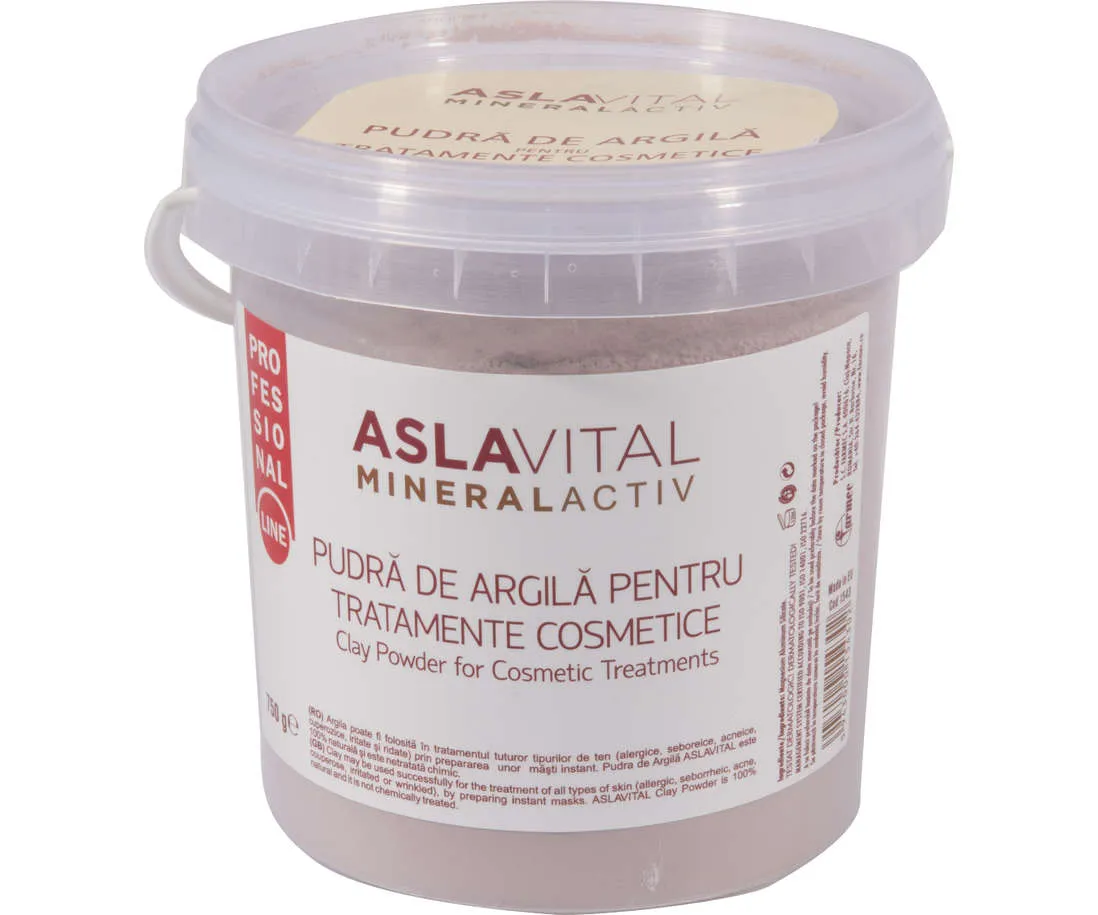 Aslavital Argila pentru Tratamente Cosmetice 750g