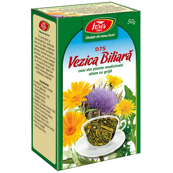 Fares Ceai Vezica Biliara 50g vrac