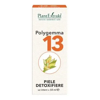 Polygemma 13 Piele detoxifiere, 50ml, PlantExtrakt