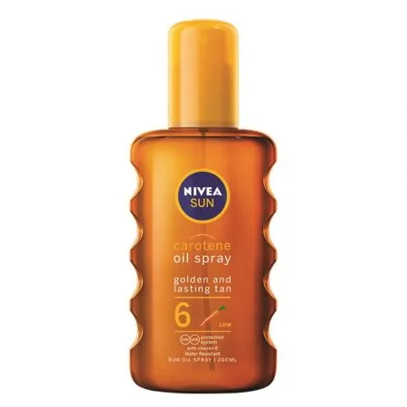 Ulei spray pentru plaja SPF 6 Tropical Bronze, 200 ml, Nivea Sun