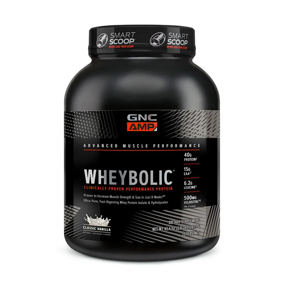 AMP Wheybolic Proteina din zer cu aroma de vanilie (1287.5 grame), GNC