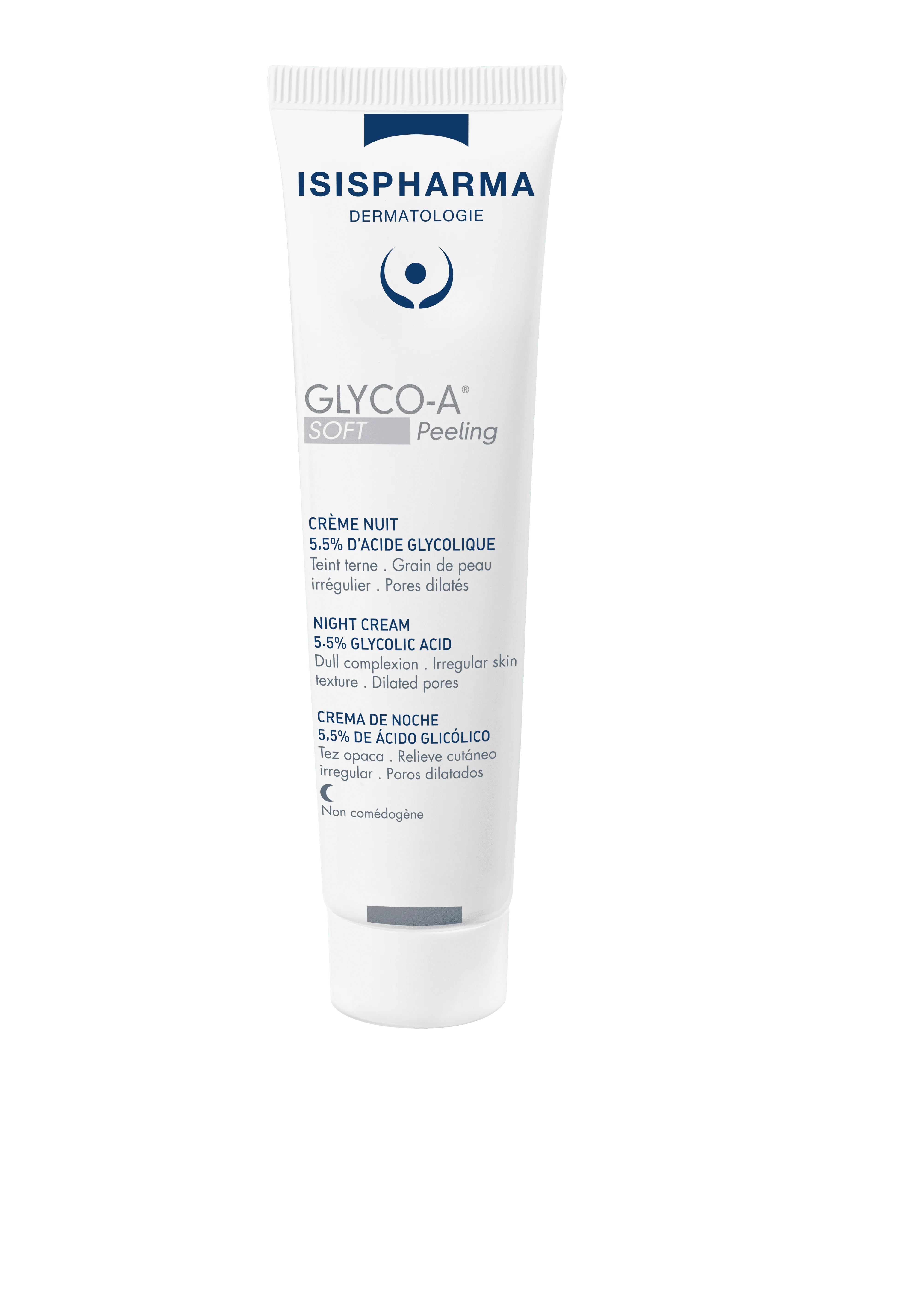 Glyco-A soft peeling crema de noapte cu 5.5% acid glicolic x 30 ml (Isis)