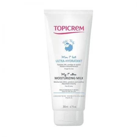 Lapte ultra-hidratant Topicrem Bebe, 200 ml, NIGY