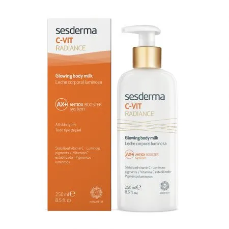 Lapte de corp cu particule stralucitoare C-Vit Radiance, 250 ml, Sesderma