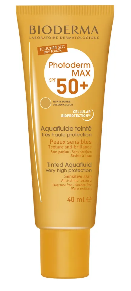 BIODERMA PHOTODERM MAX AQUAFLUIDE DOREE SPF50+ 40ML