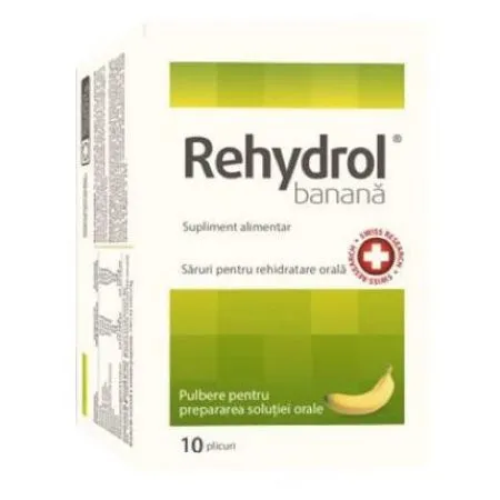 Rehydrol Banana, 10 plicuri, Mba Pharma Innovation