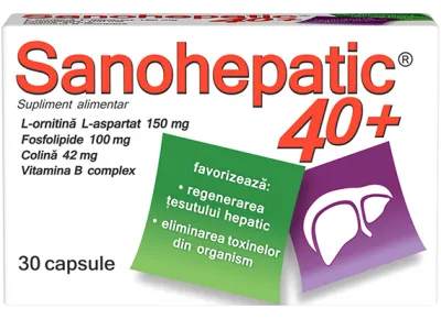 SANOHEPATIC 40+ X 30 CAPSULE ZDROVIT