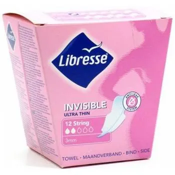 Absorbante zilnice Invisible Clip String, 12 bucati, Libresse