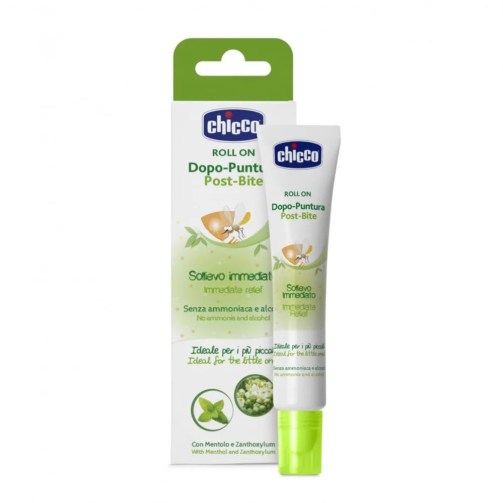 Roll-on protectie naturala pentru calmarea ciupiturilor de insecte si meduze Chicco, 10ml, 0luni+