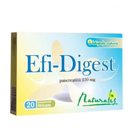 Naturalis Efi-Digest, 20 comprimate filmate