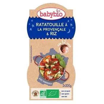 Meniu Ratatouille a la Provencale +12 luni, 2 x 200g, BabyBio