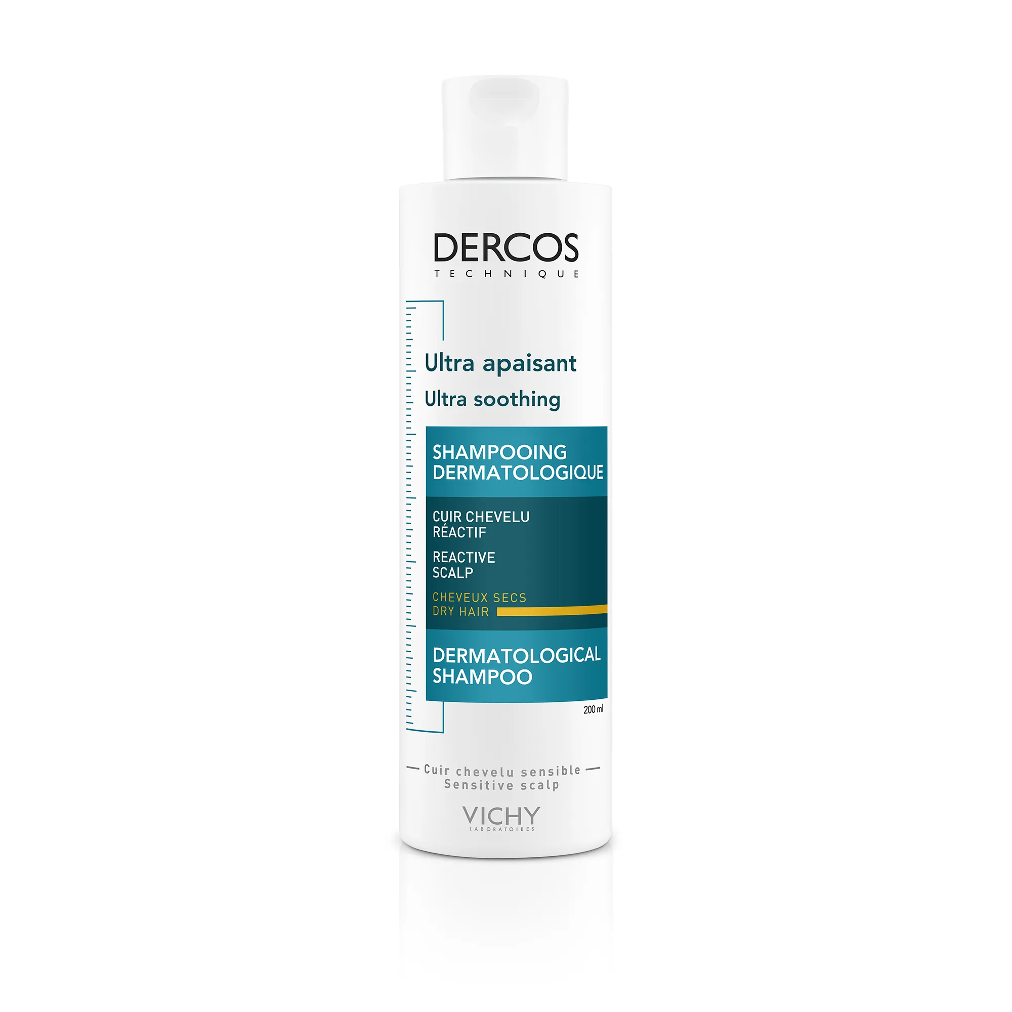 Vichy Dercos  Șampon ultra calmant pentru păr uscat 200 ml