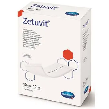 Comprese absorbante Zetuvit, 10 x 10cm, 25 bucati, Hartmann