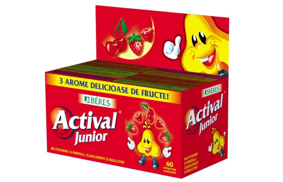 BERES ACTIVAL JUNIOR 60 COMPRIMATE MASTICABILE