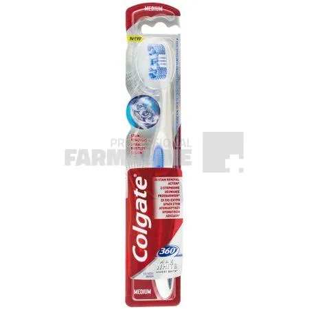 Colgate 360 Expert White 360 Periuta de dinti Medium