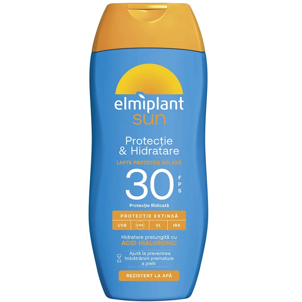 Lotiune cu protectie solara ridicata SPF 30 Optimum Sun, 200 ml, Elmiplant