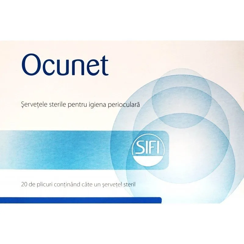 Ocunet servete igiena perioculara , 20plIcuri