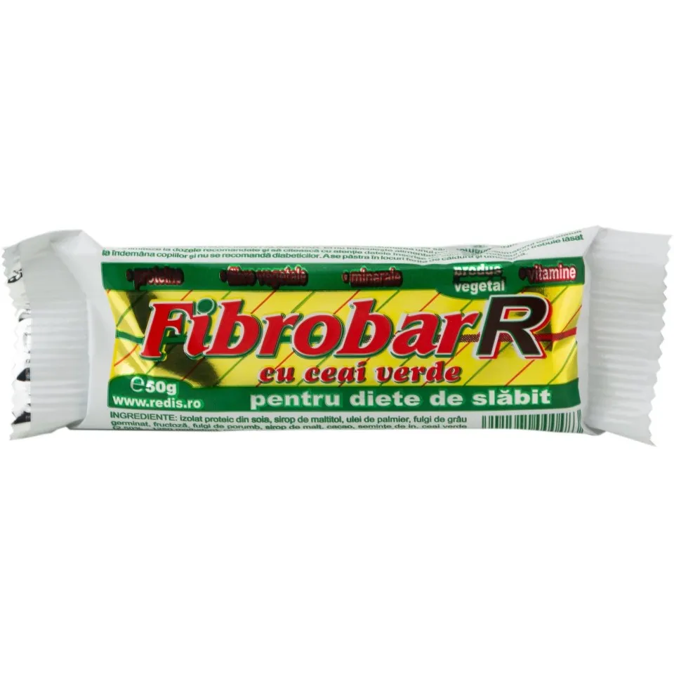 FIBROBAR BATON PENTRU SLABIT CU CEAI VERDE 50G