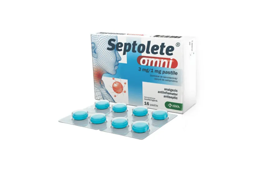 Septolete Omni, 16 pastile, Krka