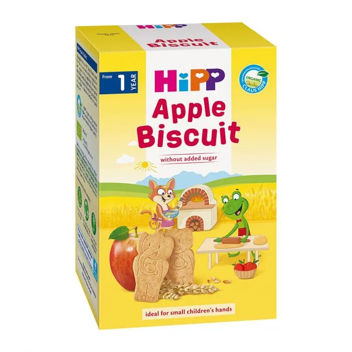 HIPP Biscuiti cu mar 1-3ani x 150g