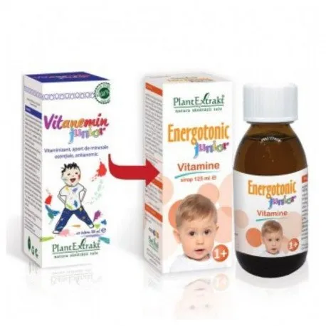 PlantExtrakt Energotonic Junior Vitamine, 125ml