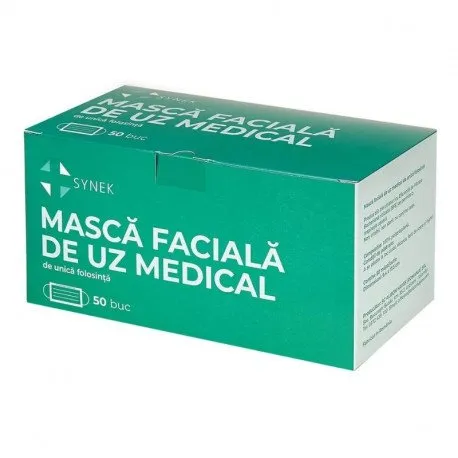 Masca faciala uz medical, adulti SYNEK, 50 bucati