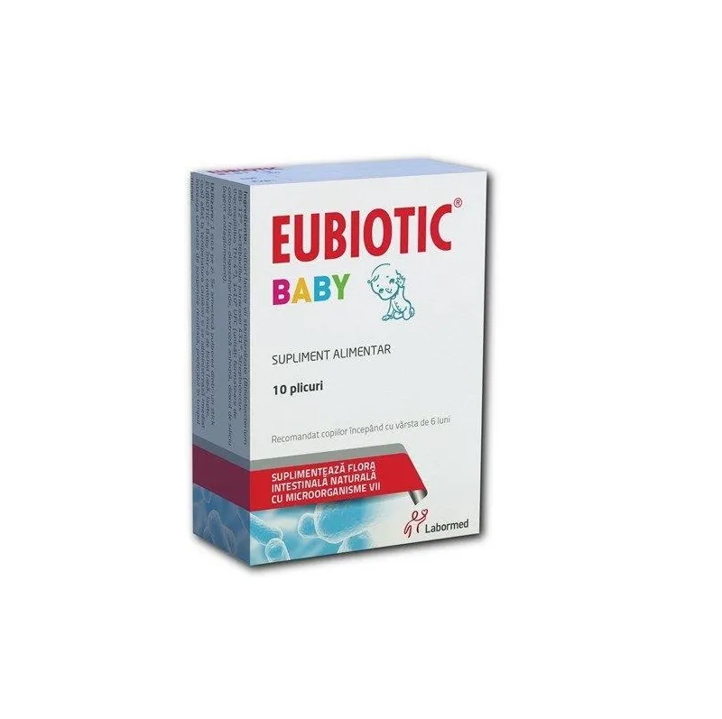 Eubiotic Baby, 10 plicuri, Labormed