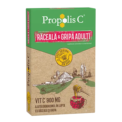 Propolis C raceala&gripa adulti 8plic Fiterman