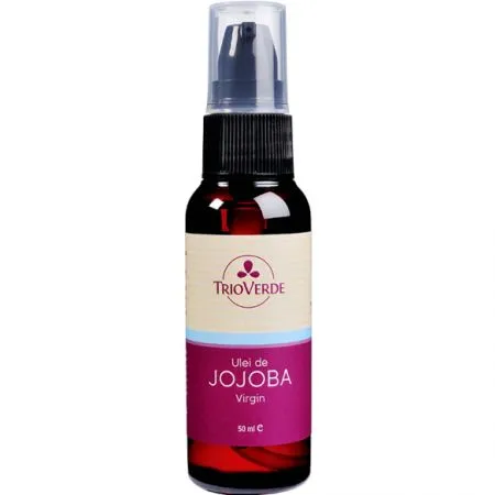 Ulei de jojoba virgin, 50 ml, Trio Verde