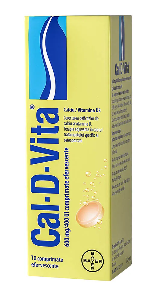 Cal-D-Vita x 10 comprimate efervescente