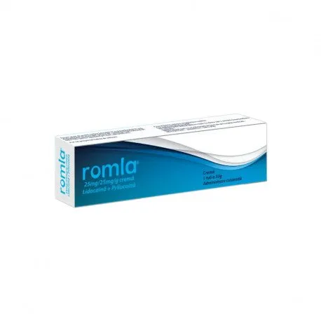 Romla crema 25 mg / 25 mg / g, 30 g