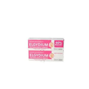 Pachet Gel calmant pentru eruptii dentare 15ml 1 + 60% la al doilea produs, 2 x 15ml, Elgydium