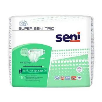 Scutece pentru adulti Trio, Extra Large, 10 bucati, Bella Seni